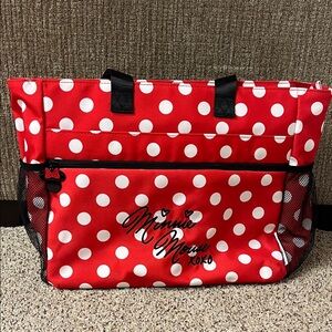 Disney Red and White Minnie Mouse Tote